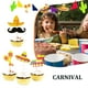 thumbnail image 4 of Naiovety Banner Decoraciones de Fiesta Mexicana Guirnalda Interior Exterior Plástico Fiesta Adorno colgante Reutilizable Celebración Sala de Kits de decoración para fiestas juego de 3 campanas, 4 of 6
