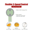 thumbnail image 3 of Hand Mixer Cordless Electric Blender Portable Multi- Food Beater for Mixing Eggs Whipping Cream Chopping Garlic C,1 x electric blender 1 x Chopping Garlic box 2 x mixing head 1 x usb cable,Green, 3 of 6