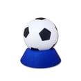 thumbnail image 2 of Yuarrent Soporte para pelota de fútbol, ​​voleibol, Base de bolos, reutilizable, para el hogar, la Oficina, el dormitorio, organizador, Almacenamiento y organización del hogar Amarillo, 2 of 6