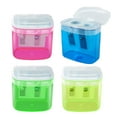 thumbnail image 1 of Pencil Sharpeners, Manual Pencil Sharpener with Lid, Handheld Pencil Sharpener for Colored Pencils, Protable Pencil Sharpener for Kids and Adults, Dual Holes Pencil Sharpener, 1 of 6