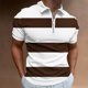 thumbnail image 4 of Camisetas de Manga Larga para Hombres Casual Impreso Girar Abajo Cuello Cremallera Camiseta, Ligera Blusa de Algodón de Imitación para el Hogar, Diario Y Cuatro Estaciones de Uso, 4 of 5