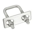 thumbnail image 1 of Unique Bargains Square U-Bolts M6 25mm Inner Width 304 Stainless Steel with Nuts Frame Straps 2Pcs, 1 of 4
