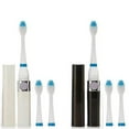 thumbnail image 2 of MySonic ToothBrush Set of 2, For Your Home and Travel Lime Green, 2 of 3