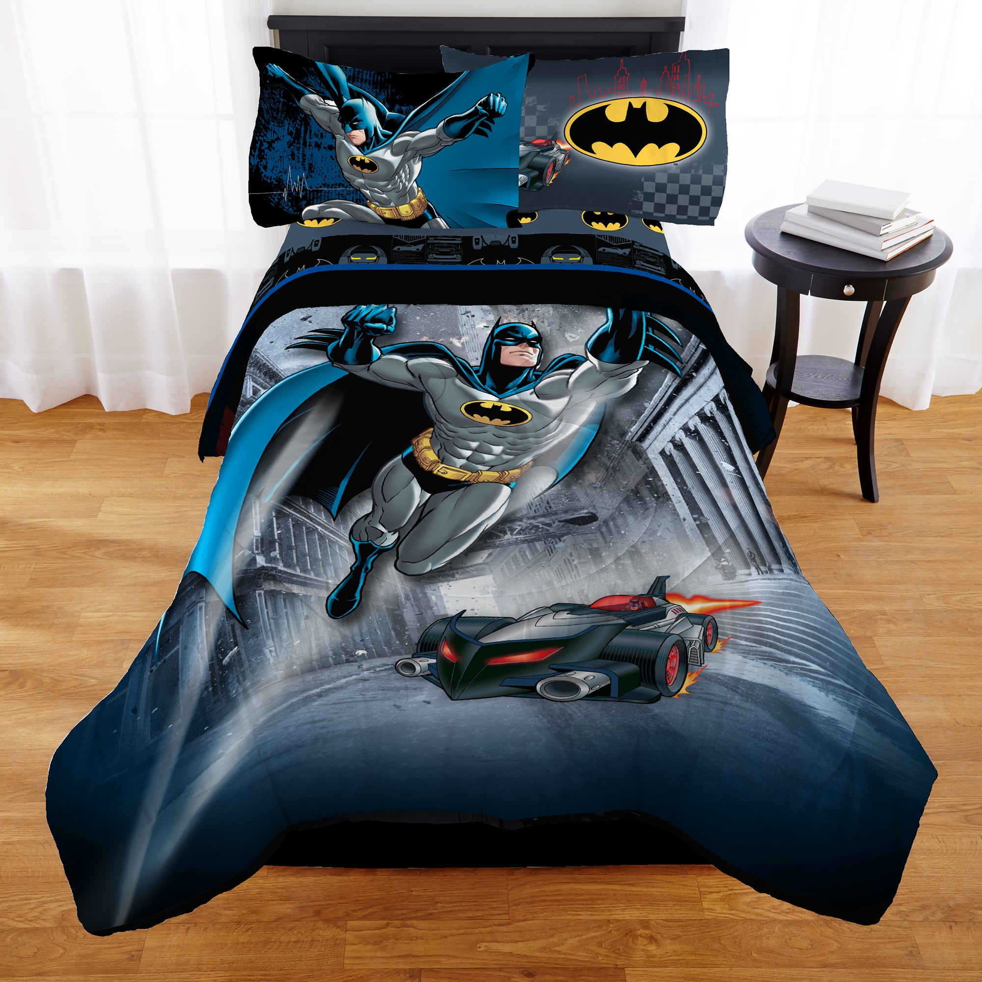 Warner Brothers Batman Guardian Speed Bed in a Bag Bedding Set - www.semadata.org