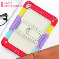 thumbnail image 4 of Allytechgroup iPad 6th 5th Gen Case with Screen Protector, Heavy Duty Shockproof Rugged Shoulder Strap Kickstand All-Round Protection Kids Friendly Tablet Case Cover for Apple iPad 9.7" 2018/2017, 4 of 9