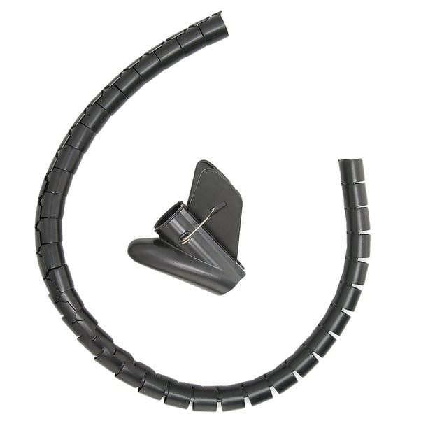 Tubo de gestión de cables, organizador de fundas para cables, funda para gestión de cables en espiral, organizador de fundas para cables, grado profesional