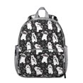 thumbnail image 1 of Forest Bear Student Backpack – Brown Polar Bear Cartoon Print With Cute Wild Hunting Winter Pattern, 1 of 6