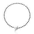 thumbnail image 4 of Nueva gargantilla de cadena de cuentas de cristal de perla simple de moda Ne, 4 of 4