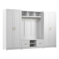 thumbnail image 1 of Hampton Heights Full Entryway Storage Set in White - Engineered Wood, 1 of 7