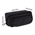 thumbnail image 4 of Cute Canvas Pencil Cases, Zipper Pencil Pouch Big Capacity Special Pencil Cases Storage Bag - Black, 4 of 5