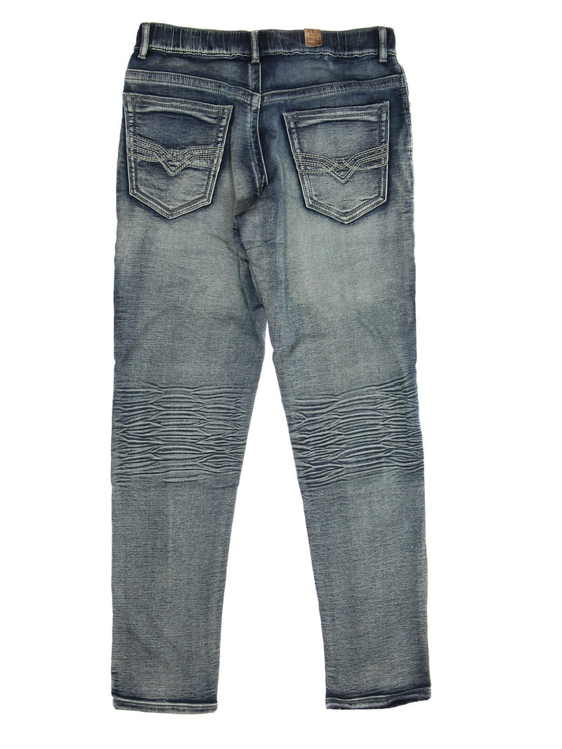 Royal Premium Heather Straight Leg Cotton Blend Jeans in Light