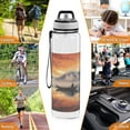 thumbnail image 7 of Sea Moutain Boat Ship Sports Water Bottle Portable Travel Mug 32oz BPA Free Leak Proof Straw Transparent Tritan for Gym Yoga Cycling Camping, 7 of 7
