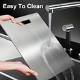 thumbnail image 5 of PRO (9.5 inches *6 inches),Premium Cutting Board - Double-Sided, Stainless Steel Material for Kitchen And Dining Use, Cost-Effective Design Suitable for Small Kitchens, Rvs, Easy to Clean, Durable An, 5 of 11