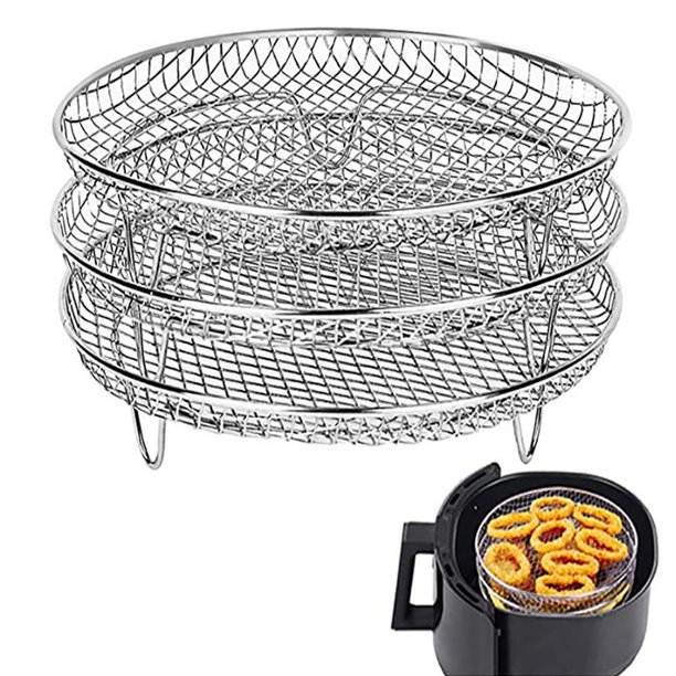 Air Fryers Rack Airfryers Basket Tray Air Fryers Accessories