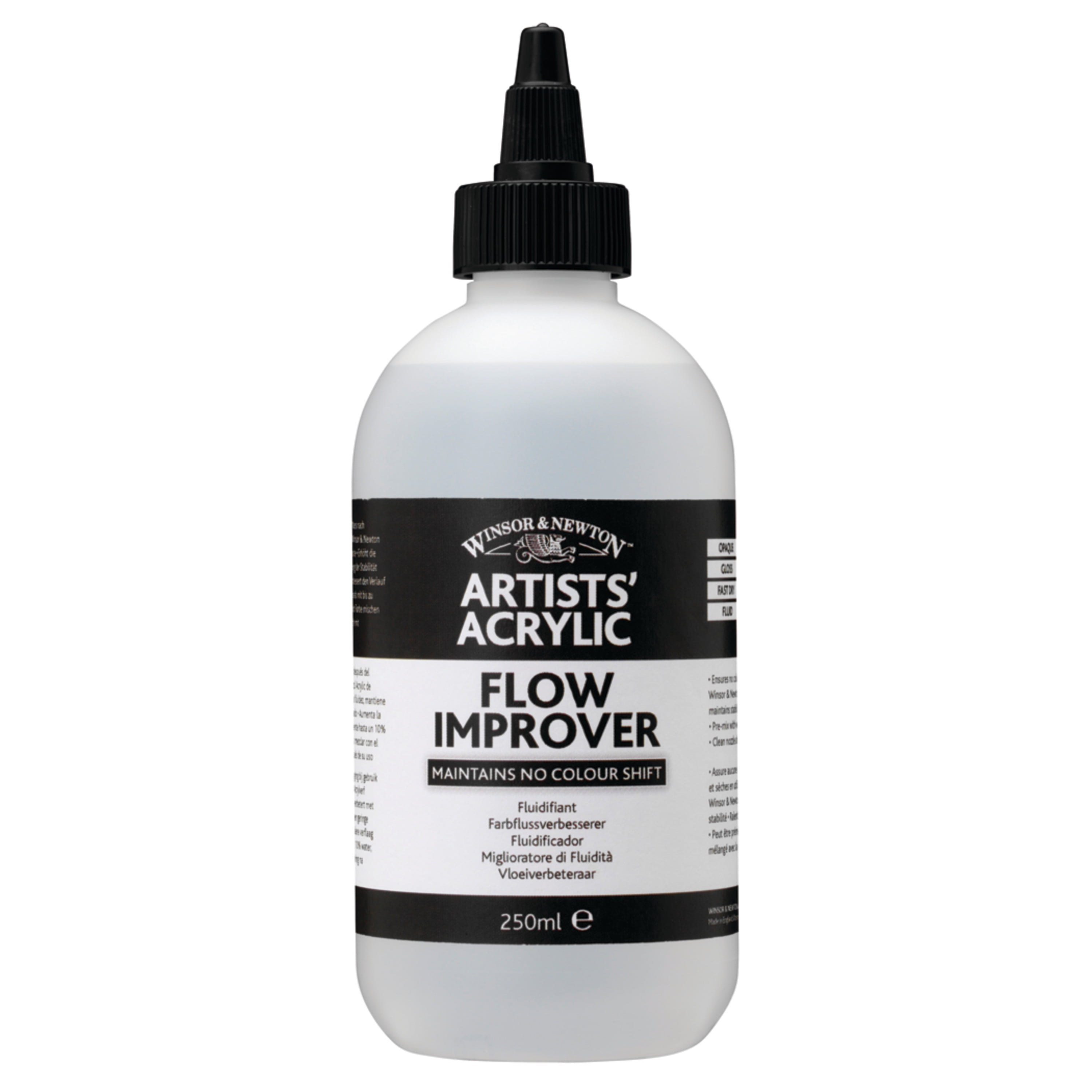 Winsor & Newton Artists' Acrylic Flow Improver, 250ml Bottle