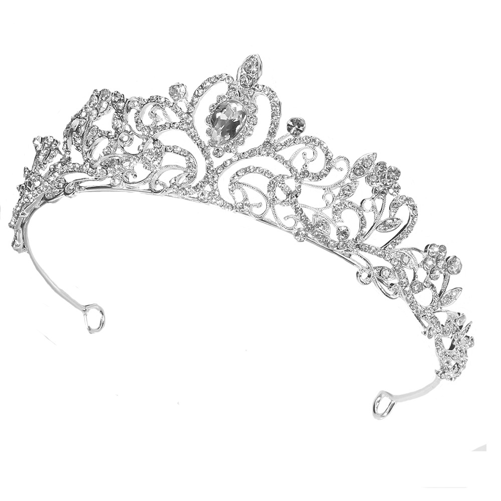 Rush LIHELEI Tiara for Women, Crystal Crown for Wedding, Princess Tiara