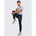 thumbnail image 3 of Pantalones Joggers Deportivos CRZ YOGA con Entrepierna de 81 cm Azul Marino Talle Grande, 3 of 6