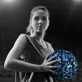 thumbnail image 5 of Millenti Street Wise Camo Basketball Ball Outdoor Indoor for Men, Women & Youth Who Love Basketball, Blue Size 5, BB0205BL, 5 of 5