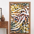 thumbnail image 4 of XMXY Japanese Doorway Curtain Noren, Color Leopard White Stripe Door Closet Curtain Panel, Room Dividers Privacy Tapestry, 34 x 56 Inches, 4 of 7
