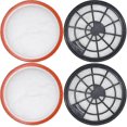thumbnail image 1 of 4-part filter set for Dirt Devil DD2650-1, DD2651-0, DD2651-1, DD2720 2620001, 2620002, 2 x motor protection filter + 2 x exhaust air filter, 1 of 5