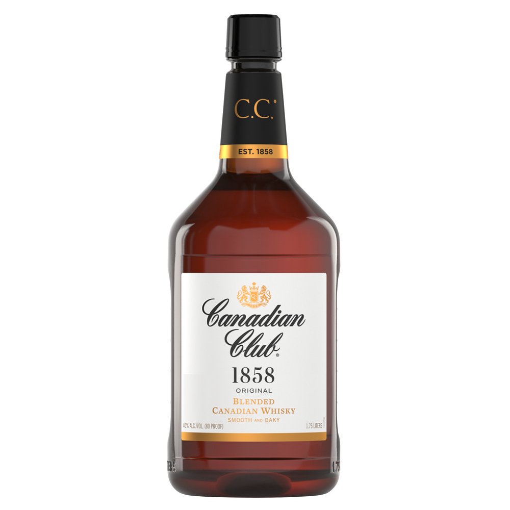 Canadian Club 1858 Canadian Whisky, Low Proof, 1.75 L - Walmart.com