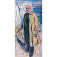 thumbnail image 3 of Edvard Munch 9x14 Black Modern Framed Museum Art Print Titled - Christian Gierloff, Author (1909), 3 of 5