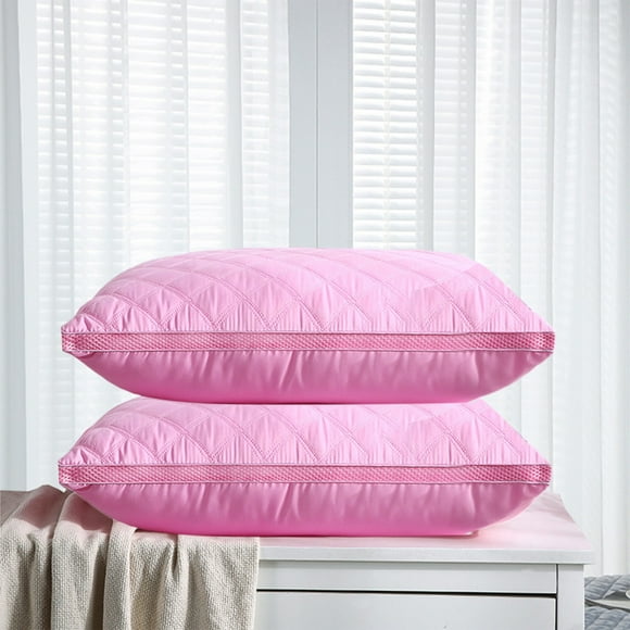 TIMIFIS Bedding Size Bed Pillow White Cool Hotel Quality Corner Propped Pillow For Back Flat Or Side Sleeping