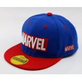 thumbnail image 1 of disney beanie beanie cap de los vengadores para niños y niñas, Capitán America flat wing beanie, Spiderman, 2021 hola suerte unisex, 1 of 2
