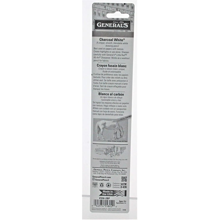 General's Charcoal Pencils - 4 Piece Set, Hobby Lobby