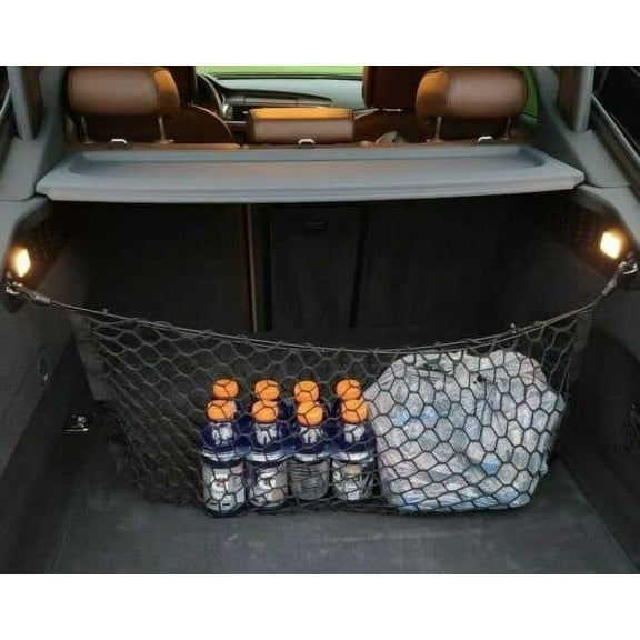 EACCESSORIES EA Trunk Organizer Cargo Net for Audi A5 RS5 S5 Sportback 2018-2023 – Envelope Style Cargo Net for Hatchback – Premium Mesh Car Trunk Organizer – Compatible with Audi A5 RS5 S5 Sportback