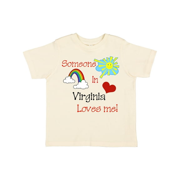 Inktastic Someone in Virginia Loves Me Boys or Girls Toddler T-Shirt