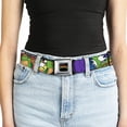 thumbnail image 5 of Nickelodeon Belt, Seatbelt Buckle Belt, Ninja Turtles Action Poses Team Turtles, Youth 22 to 32 Inches, 5 of 9