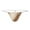 Beige, variant on Men's Sheer Mesh Thongs Solid Color Transparent Backless Breathable Comfort Underwear