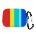 thumbnail image 2 of Earphone Cover Soft Silicone Wireless Bluetooth-compatible Headset Protective Case with Carabiner for  Buds Pro, 2 of 8
