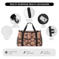 thumbnail image 4 of Picia Beautiful Fox Print Travel Duffle Bag,Weekender Bags for Women with Shoe Compartment, Gym Duffel Bag with Wet Pocket, Hospital Bags for Labor and Delivery, 4 of 7