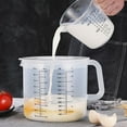 Plastic Ounce Measuring Cups and Mixing Pitcher for Baking with Lid