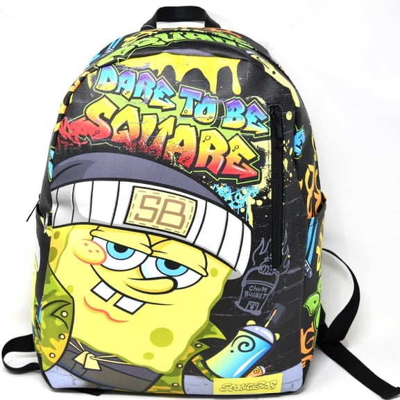 SpongeBob SquarePants 16.5" PU School Backpack with Side Pockets
