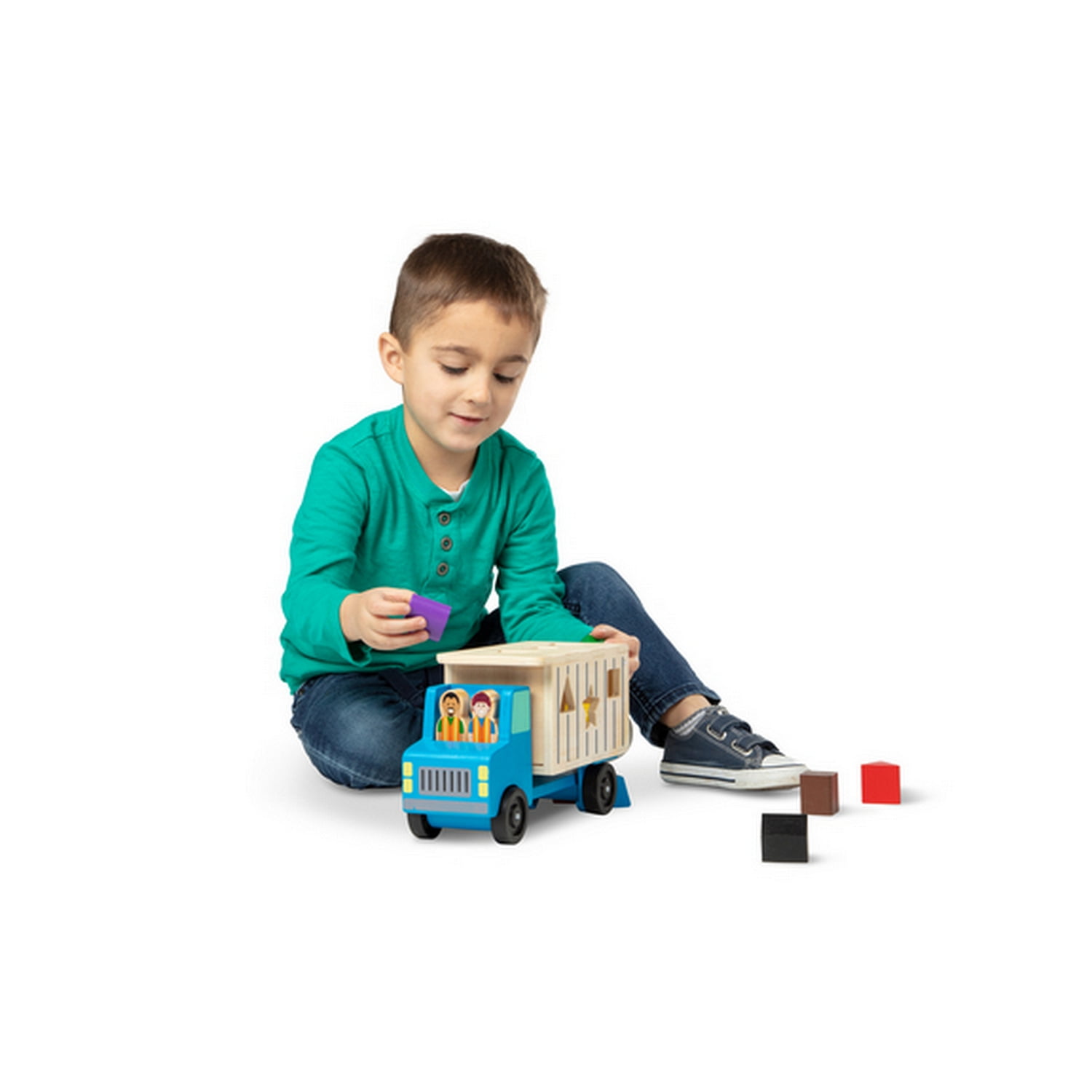 Shape-Sorting Dump Truck with Paw Patrol 2 Match & Build Mission Cruiser