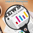 thumbnail image 4 of 2 Pack 30X 60X 90X Jewelers Loupe Bundle with 10X 20X 45X Large Magnifying Glass with Light for Sen, 4 of 5
