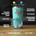 thumbnail image 4 of Bevvee Insulated Travel Tumbler 20 oz State Of Texas Texas Enthusiast Gifts Tumblers, 4 of 4