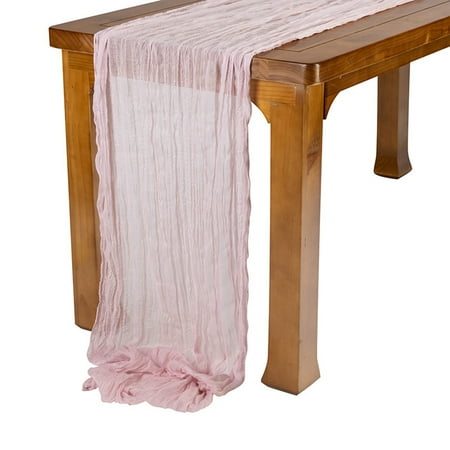 

Asdomo Table Runners Gauze Tablecloth Boho Country Decor For Home Textile Outdoor Picnic Decoration 35.4*118in