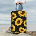 thumbnail image 4 of Wukai Sunflower 6 Elastic Luggage Cover: Personalized Protection for Your Suitcase - Fits 19~29-inch, Washable & Durable Travel Companion-Small, 4 of 8