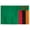 4x6 ft Nylon Flag, variant on AGAS Zambia Flag 3x5 ft Double Stitched Hem 100% Polyester Metal Grommets Indoor Zambian Flag