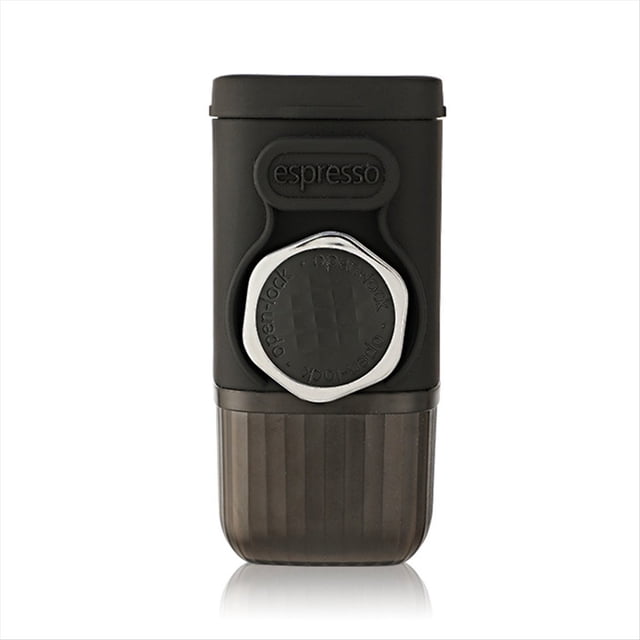 Cafetera Portátil para Café Molido y Cápsulas, Pequeña Máquina de Viaje, Ideal para Camping, Senderismo y Oficina.
