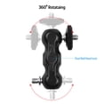 thumbnail image 3 of Andoer Articulating Friction Arm Monitor Mount with Double Ballhead Standard 1/4-inch Screw for Camera Monitor LED Light Microphone Video Rig, 3 of 7