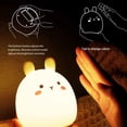 thumbnail image 4 of Kearding Luz de noche de brillo ajustable para niños, luz de noche de conejo bonito, luz de escritorio para dormitorio Iluminación y accesorios Tipo 1, 4 of 6