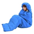 thumbnail image 6 of Croosse Sleeping Bag for Kids Adult - Lightweight Waterproof Backpacking Sleeping Bag for Camping-2lb-Blue, 6 of 8
