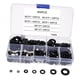 thumbnail image 5 of 500 piezas de ojales Arande de Arandes de plástico Espaciadores Cableado ductores eléctricos y junta de obturació Negro Gloria Junta de aislamiento de arandela plana, 5 of 9