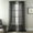 Black, variant on Nanshing Bea Semi-Sheer Rod Pocket Curtain Panel, Set of 2, Grey, 50" x 84"