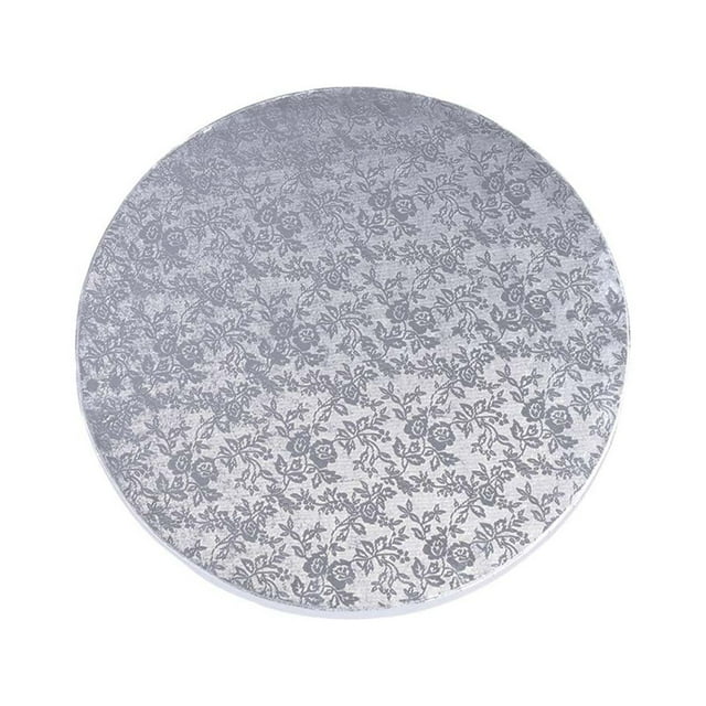 FRCOLOR cake board 8 Inch Round Cake Board For Presenting Decorated Cakes Moving Plate Turntable Baking Tool,8.07"X8.07"X0.55"
